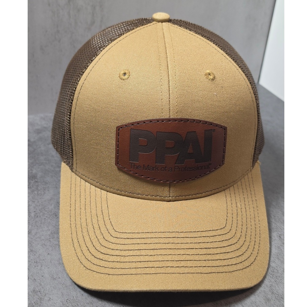 Outdoor Cap PPAI Tan Brown Mesh Back Trucker Hat‎ Snapback Professional